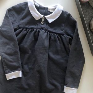 Olive&Juice girls grey dress 100% cotton